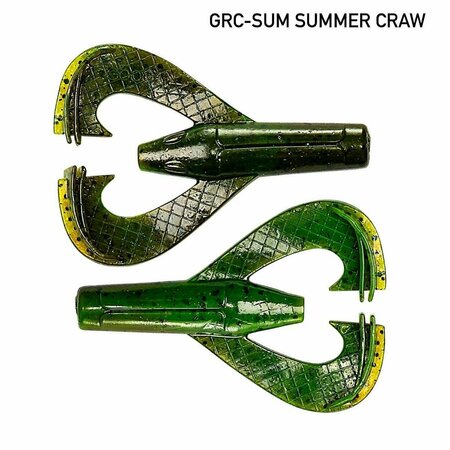 GOOGAN BAITS Rattlin Chunk Summer Craw Fishing Lure, 7PK GRC-SUM
